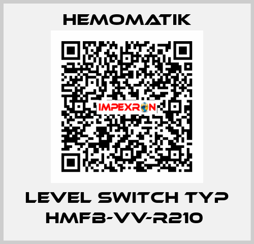 LEVEL SWITCH TYP HMFB-VV-R210  Hemomatik