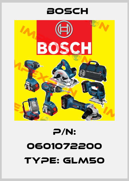 P/N: 0601072200 Type: GLM50 Bosch