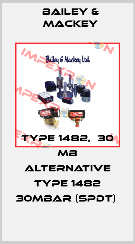 type 1482,  30 mB alternative Type 1482 30mbar (SPDT)  Bailey & Mackey