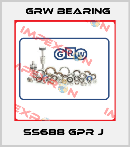 SS688 GPR J  GRW Bearing