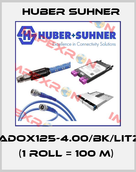 RADOX125-4.00/BK/LITZE  (1 roll = 100 m)  Huber Suhner