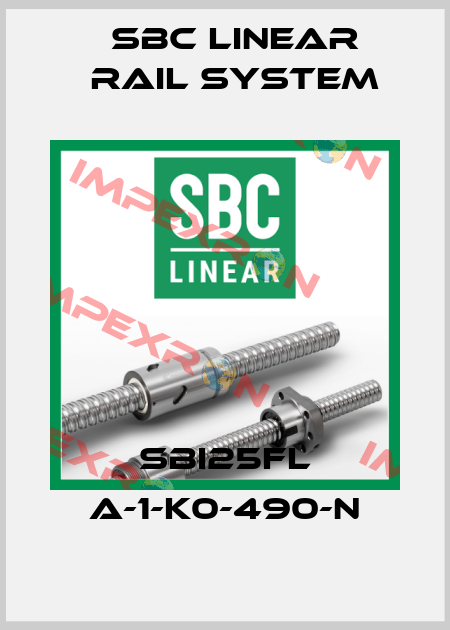 SBI25FL A-1-K0-490-N SBC Linear Rail System