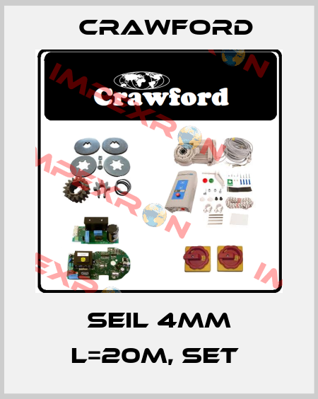 Seil 4mm L=20m, Set  Crawford