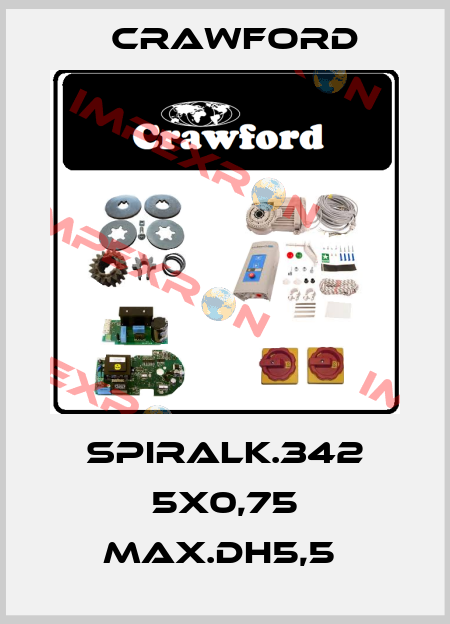 Spiralk.342 5X0,75 Max.Dh5,5  Crawford