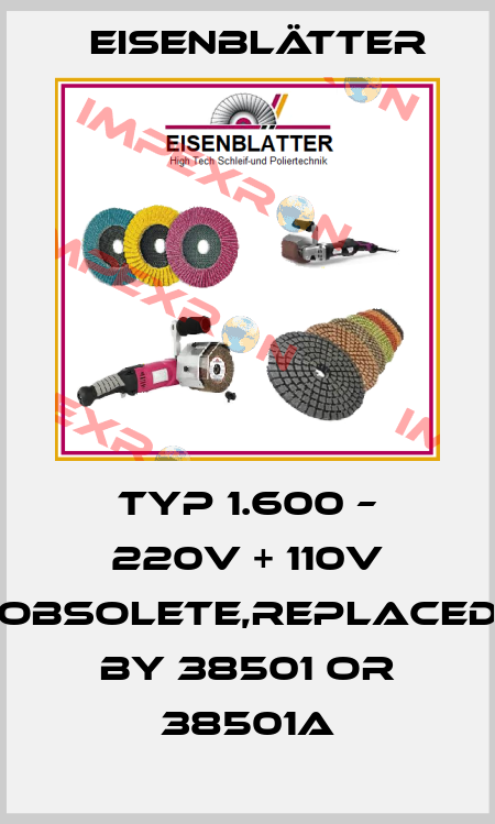 TYP 1.600 – 220V + 110V obsolete,replaced by 38501 or 38501a Eisenblätter