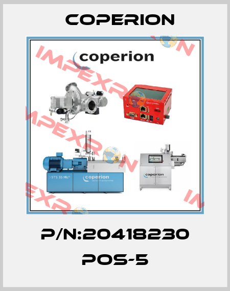 P/N:20418230 POS-5 Coperion