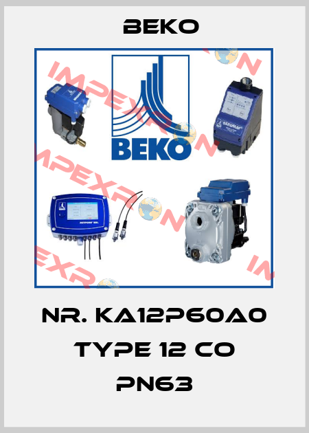 Nr. KA12P60A0 Type 12 CO PN63 Beko