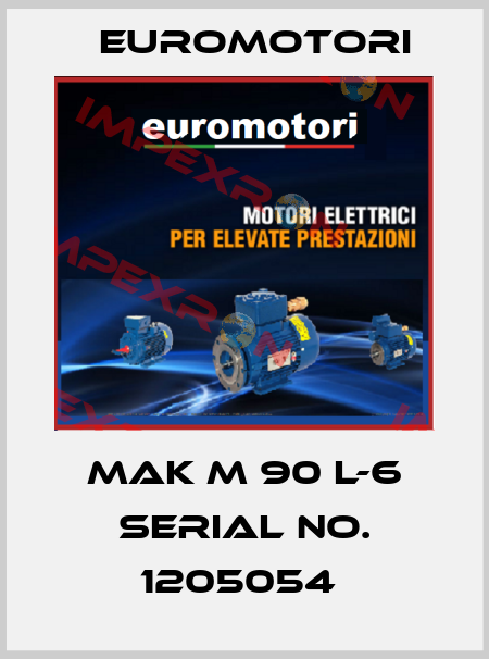 MAK M 90 L-6 SERIAL NO. 1205054  Euromotori