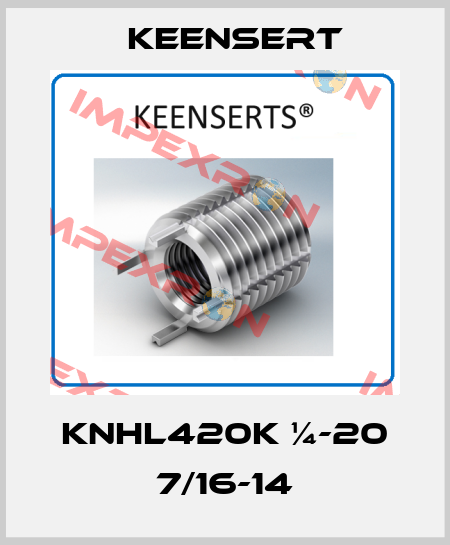 KNHL420K ¼-20 7/16-14 Keensert