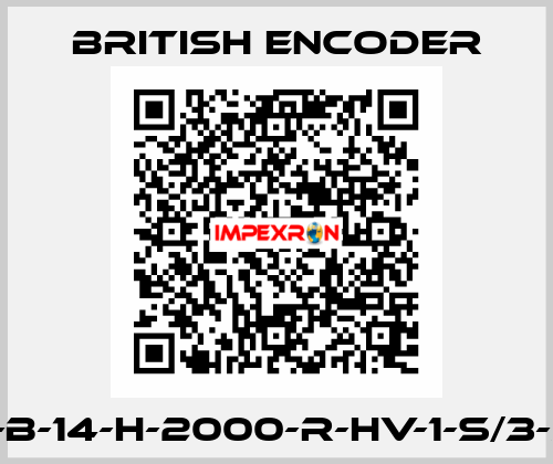 260-N-B-14-H-2000-R-HV-1-S/3-SF-4-N British Encoder