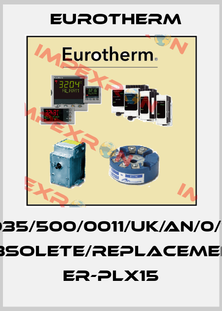590P-DRV/0035/500/0011/UK/AN/0/110/100/AUX/0 obsolete/replacement ER-PLX15 Eurotherm