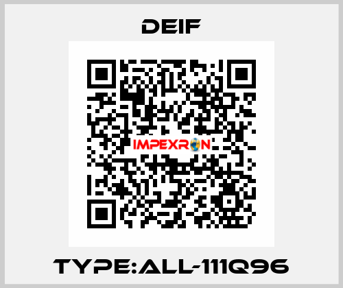Type:ALL-111Q96 Deif