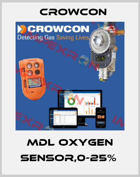 MDL OXYGEN SENSOR,0-25%  Crowcon