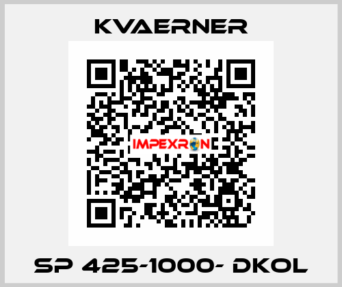 SP 425-1000- DKOL KVAERNER