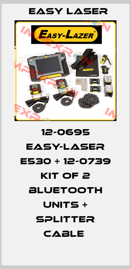 12-0695 EASY-LASER E530 + 12-0739 KIT OF 2 BLUETOOTH UNITS + SPLITTER CABLE  Easy Laser