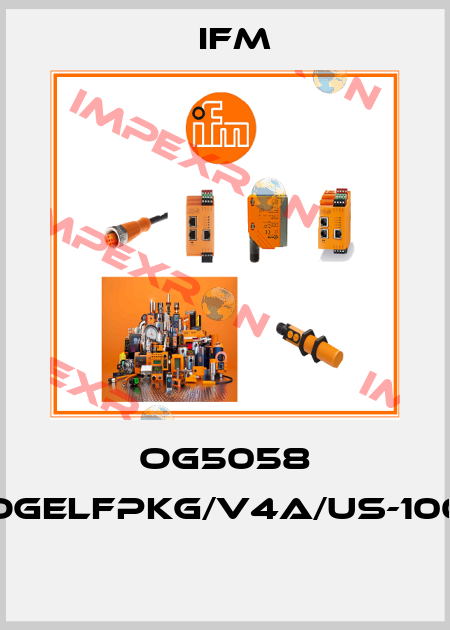 OG5058 OGELFPKG/V4A/US-100  Ifm