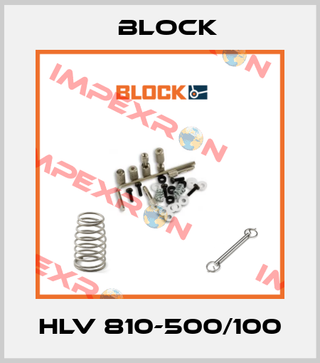 HLV 810-500/100 Block