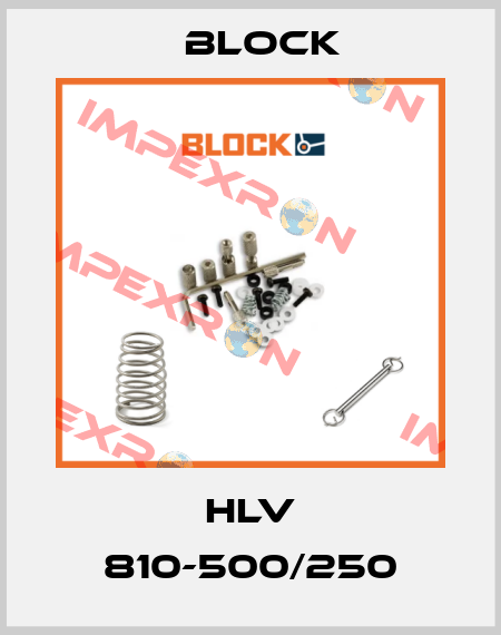 HLV 810-500/250 Block