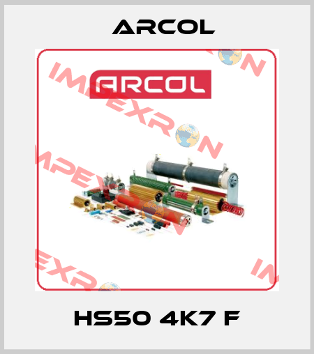 HS50 4K7 F Arcol