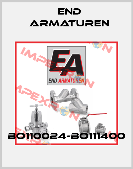 BO110024-BO111400 End Armaturen