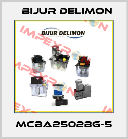 MCBA2502BG-5 Bijur Delimon