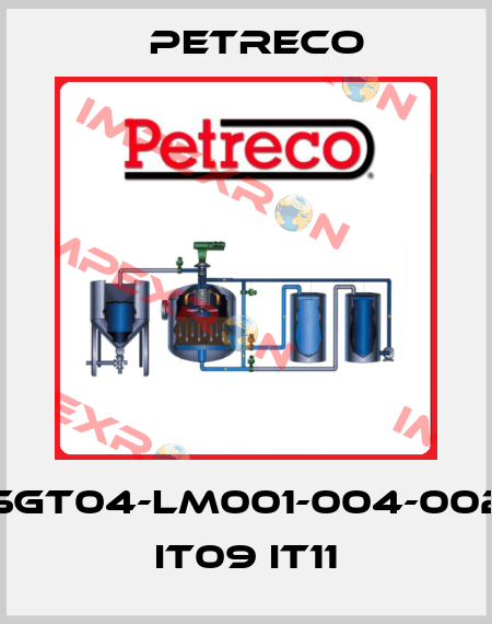 SGT04-LM001-004-002 IT09 IT11 PETRECO