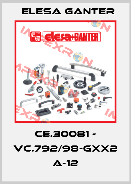 CE.30081 - VC.792/98-GXX2 A-12 Elesa Ganter