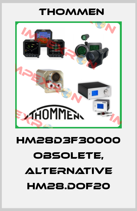 HM28D3F30000 obsolete, alternative HM28.DOF20 Thommen