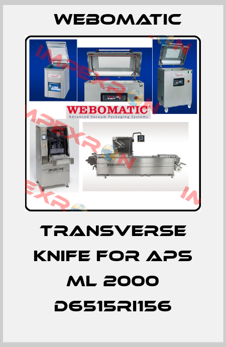transverse knife for APS ML 2000 D6515RI156 Webomatic