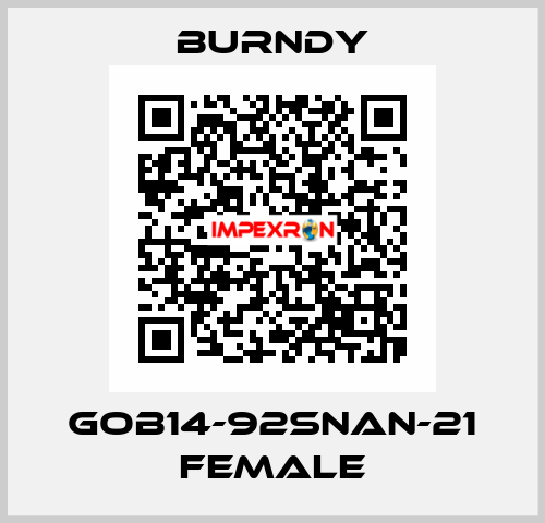 gob14-92snan-21 female Burndy