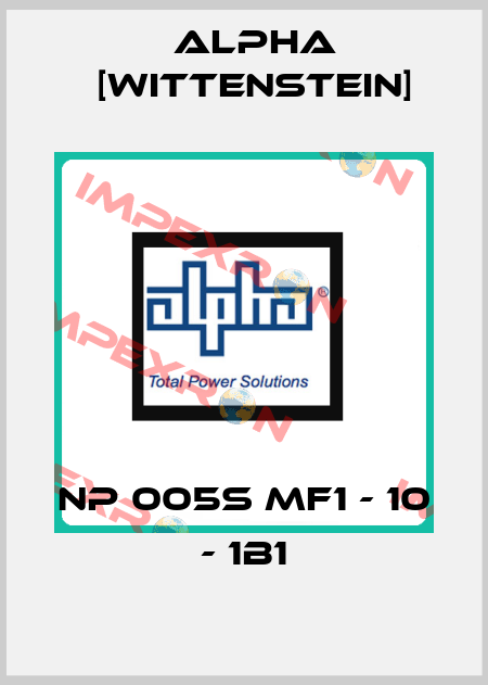 NP 005S MF1 - 10 - 1B1 Alpha [Wittenstein]