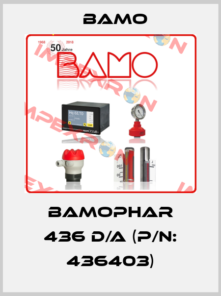 BAMOPHAR 436 D/A (P/N: 436403) Bamo