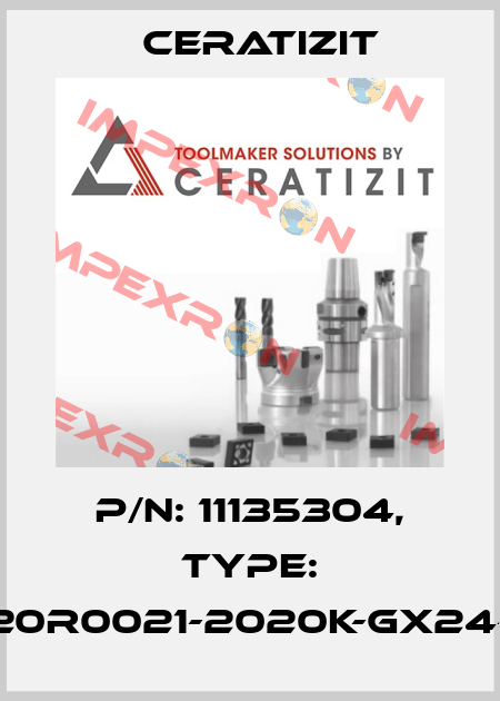P/N: 11135304, Type: E20R0021-2020K-GX24-2 Ceratizit