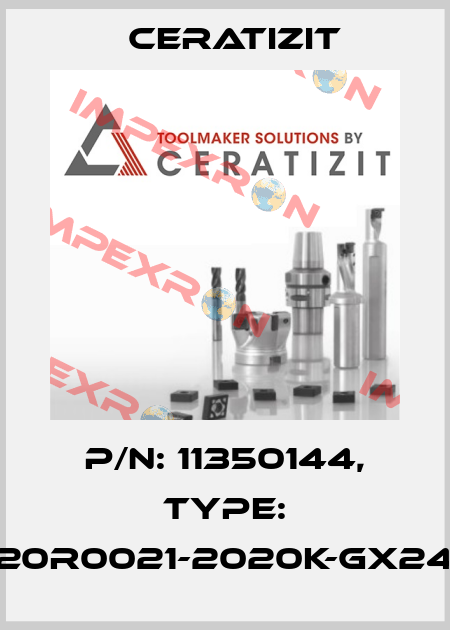 P/N: 11350144, Type: E20R0021-2020K-GX24-1 Ceratizit