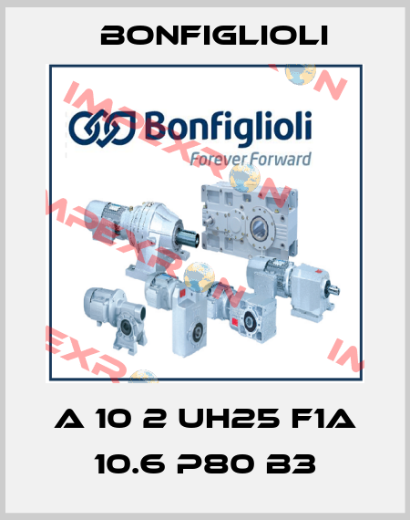 A 10 2 UH25 F1A 10.6 P80 B3 Bonfiglioli