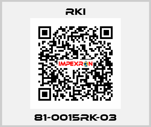 81-0015RK-03 RKI