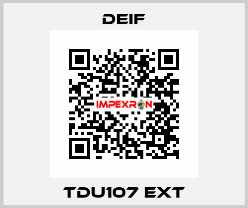 TDU107 EXT Deif