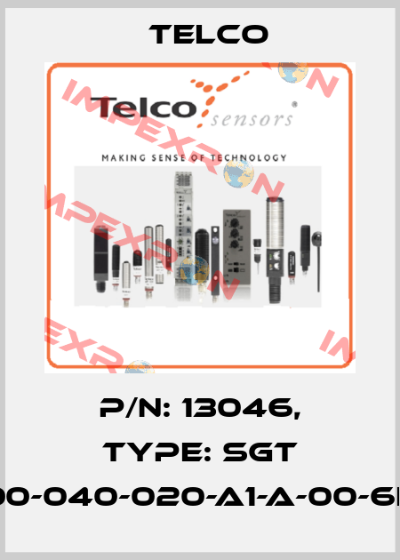 p/n: 13046, Type: SGT 2-200-040-020-A1-A-00-6F/NA Telco