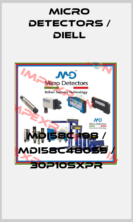 MDI58C 198 / MDI58C480S5 / 30P10SXPR
 Micro Detectors / Diell