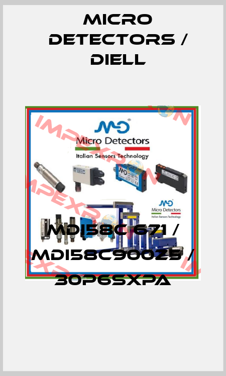 MDI58C 671 / MDI58C900Z5 / 30P6SXPA
 Micro Detectors / Diell