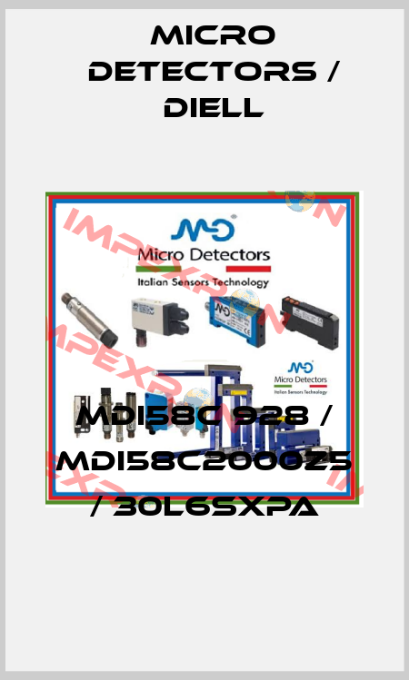 MDI58C 928 / MDI58C2000Z5 / 30L6SXPA
 Micro Detectors / Diell