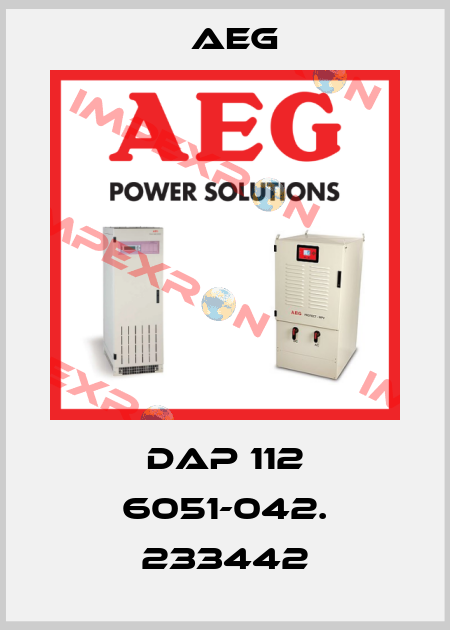 DAP 112 6051-042. 233442 AEG