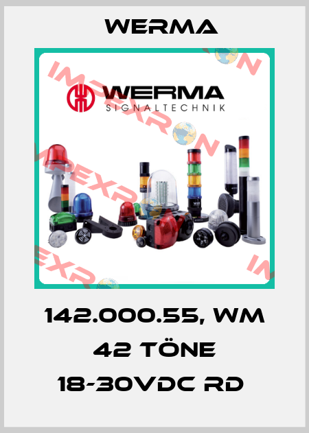 142.000.55, WM 42 Töne 18-30VDC RD  Werma