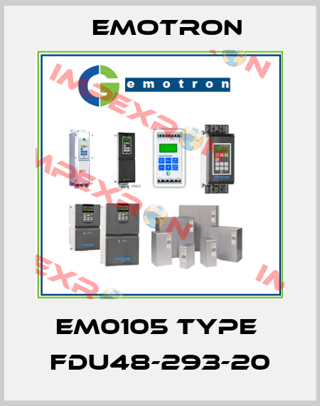 EM0105 Type  FDU48-293-20 Emotron