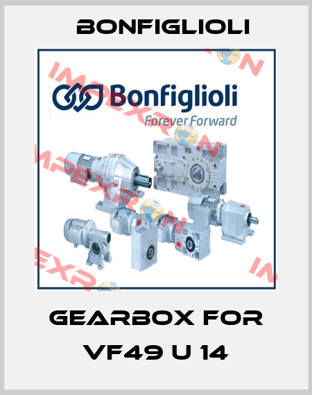 gearbox for VF49 U 14 Bonfiglioli