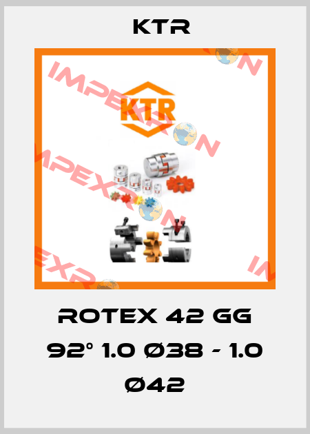 ROTEX 42 GG 92° 1.0 Ø38 - 1.0 Ø42 KTR