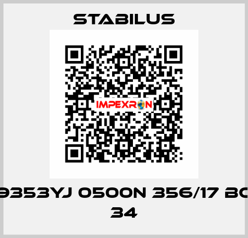 9353YJ 0500N 356/17 BC 34 Stabilus