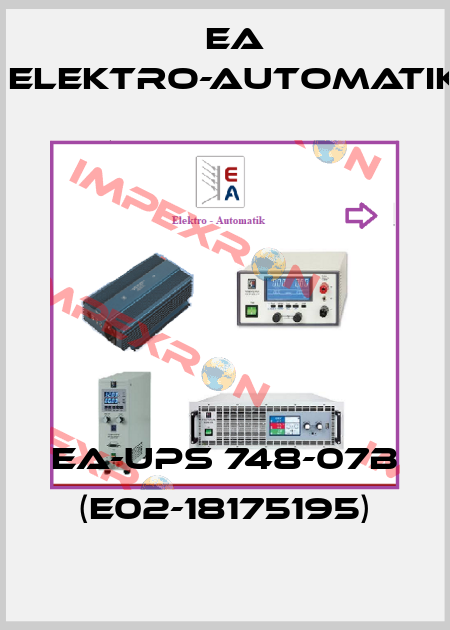 EA-UPS 748-07B (E02-18175195) EA Elektro-Automatik