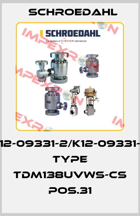 K12-09331-2/K12-09331-3 Type TDM138UVWS-CS Pos.31 Schroedahl