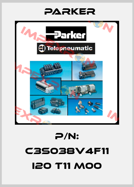 P/N: C3S038V4F11 I20 T11 M00 Parker